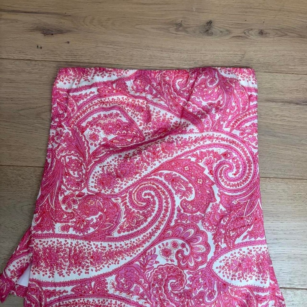 J. Crew Paisley Cotton Tube Top